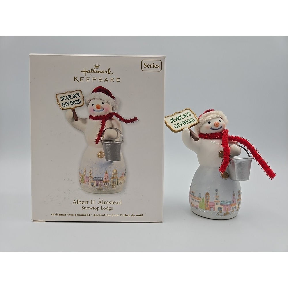 2012 Snowtop Lodge Albert H Almstead Hallmark Keepsake Ornament Series QX8124